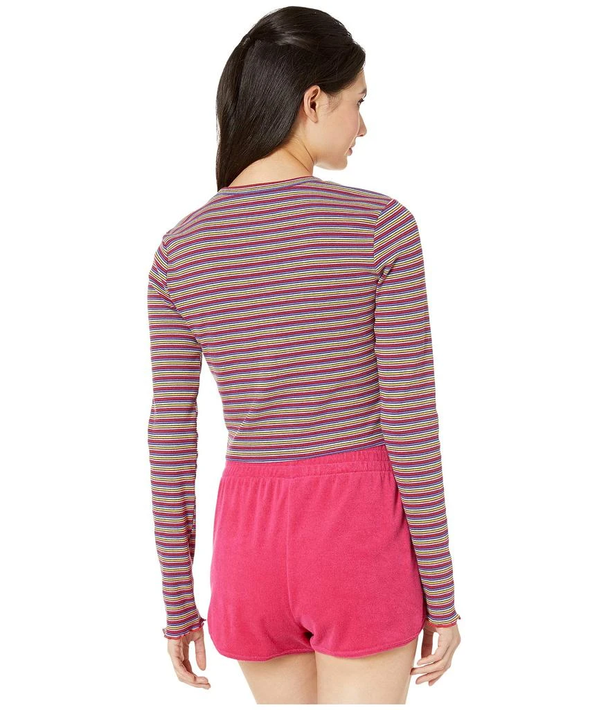 商品Juicy Couture|Striped Rib Knit Top,价格¥118,第3张图片详细描述