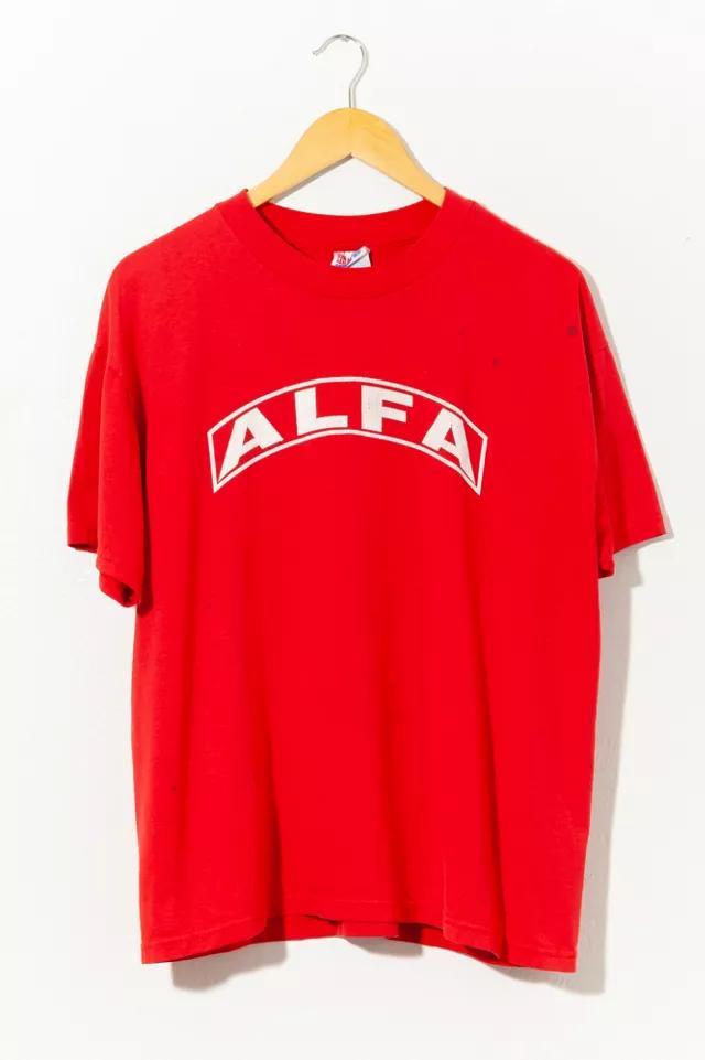 商品Urban Outfitters|Vintage 1990s Distressed ALFA Spell Out Graphic T-Shirt,价格¥1051,第3张图片详细描述
