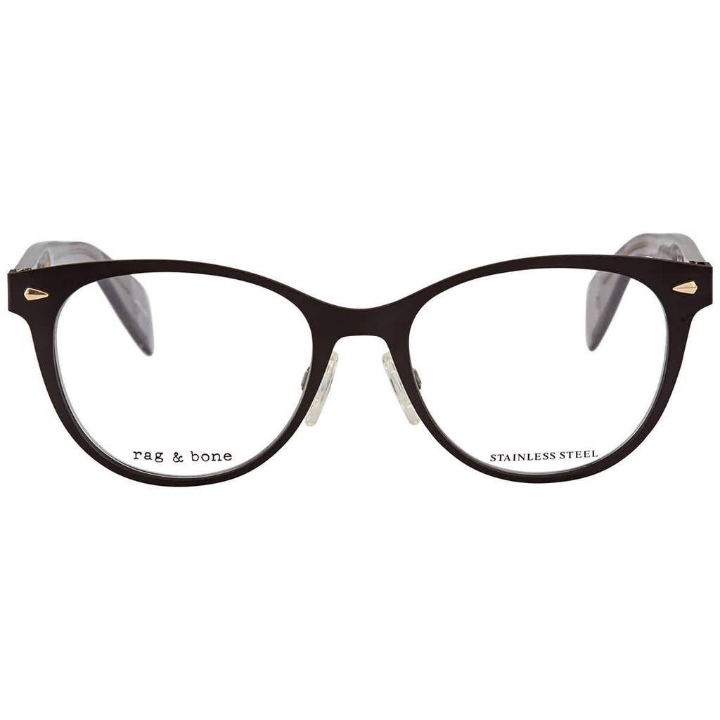 Rag and Bone Demo Oval Ladies Eyeglasses RNB 3002 003 50商品第2张图片规格展示