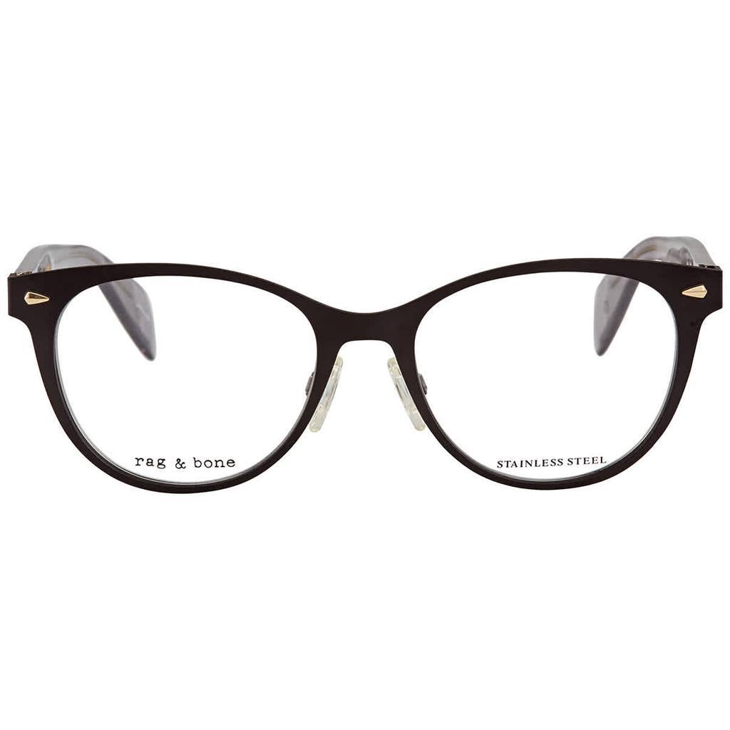 商品Rag & Bone|Rag and Bone Demo Oval Ladies Eyeglasses RNB 3002 003 50,价格¥280,第4张图片详细描述