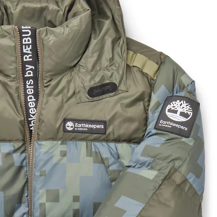 Earthkeepers® by Raeburn All Gender Puffer Jacket in Green Camo 商品