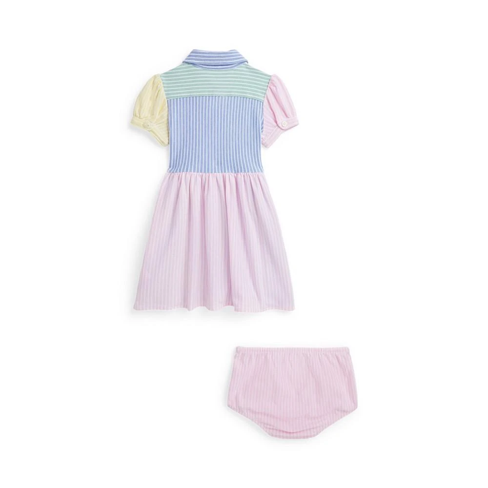 商品Ralph Lauren|Baby Girls Mesh Fun Shirtdress and Bloomer Set,价格¥167,第2张图片详细描述