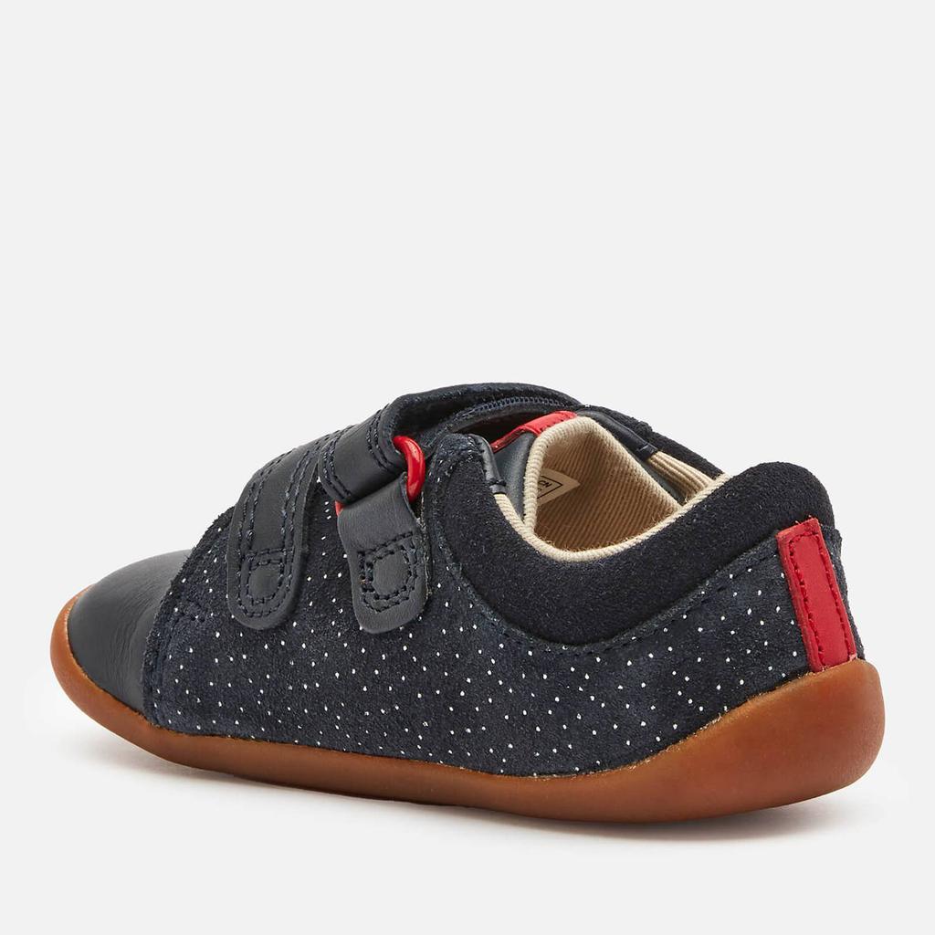 Clarks Toddlers Roamer Bear Shoes - Navy Suede商品第2张图片规格展示