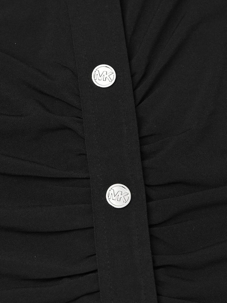 Ruched Long-Sleeve Body-Con Dress 商品