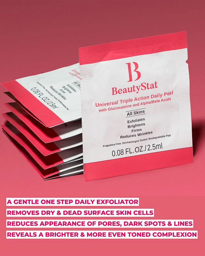 商品Beauty Stat|Triple Action One-Step Daily Exfoliating Peel Pad,价格¥216,第2张图片详细描述