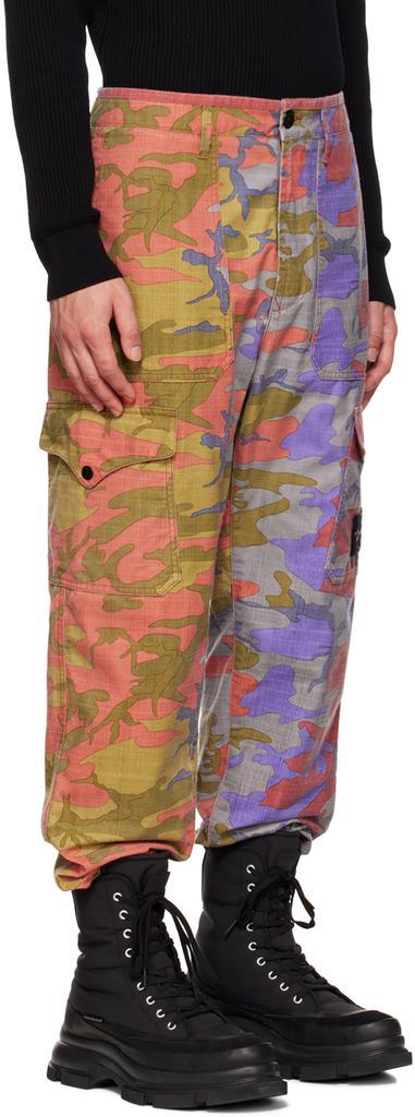 商品Stone Island|Multicolor Printed Cargo Pants,价格¥6204,第4张图片详细描述