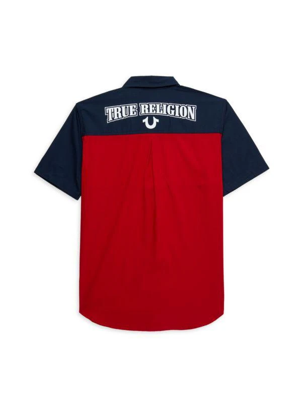 商品True Religion|Little Boy's Colorblock Logo Shirt,价格¥215,第2张图片详细描述