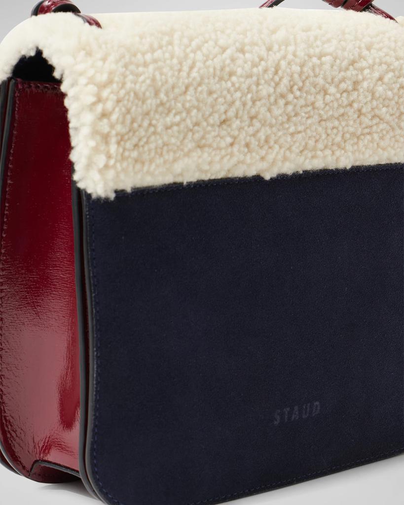 商品Staud|Tess Lamb Shearling Crossbody Bag,价格¥3629,第7张图片详细描述