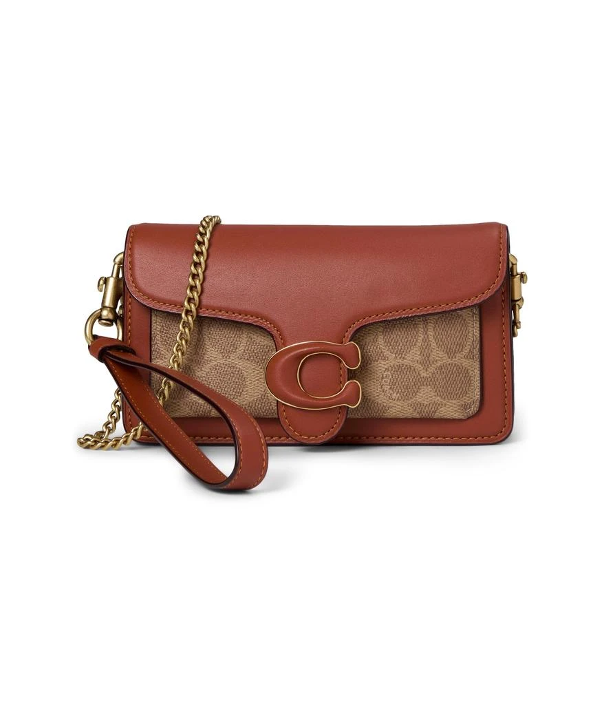商品Coach|Coated Canvas Signature Tabby Wristlet,价格¥1802,第1张图片