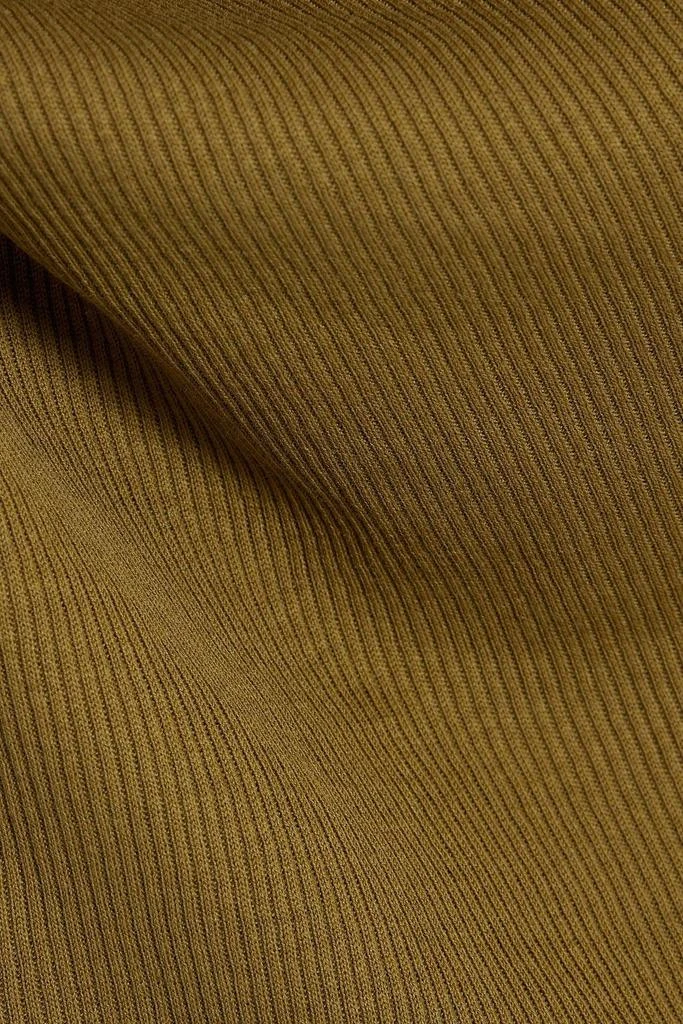 商品Helmut Lang|Cutout ribbed cotton-jersey maxi dress,价格¥1093,第4张图片详细描述