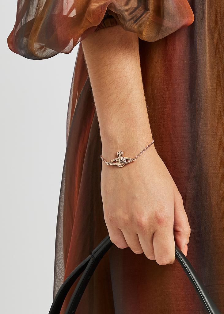 Mini Bas Relief rose gold-tone chain bracelet商品第2张图片规格展示
