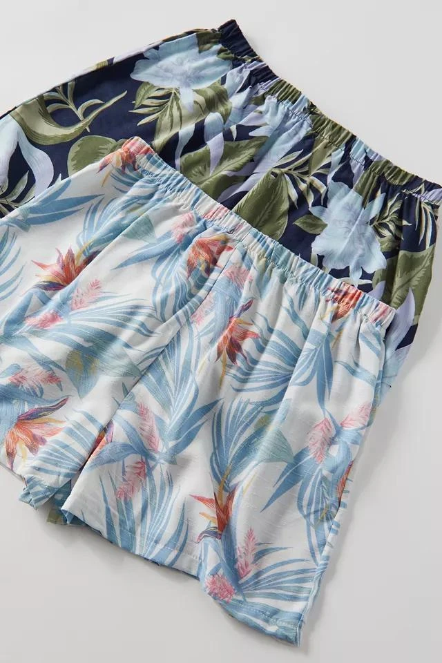 商品Urban Outfitters|Urban Renewal Remade Tropical Pattern Pull-On Short,价格¥76,第2张图片详细描述