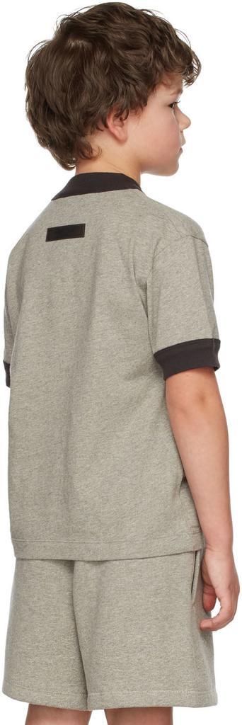 商品Essentials|Kids Grey Ringer T-Shirt,价格¥170,第6张图片详细描述