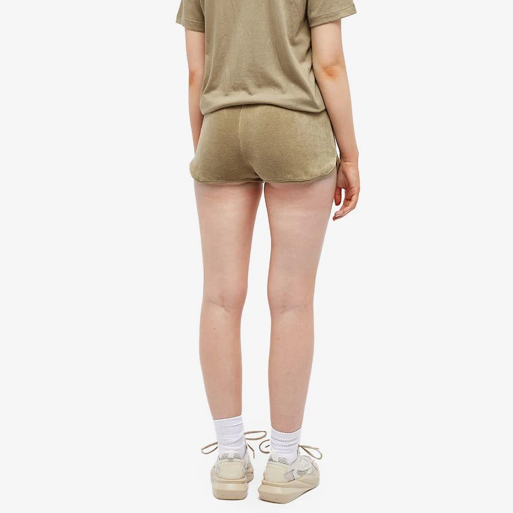 商品Essentials|FEAR OF GOD ESSENTIALS Women's Velour Beach Shorts - Oak,价格¥361,第3张图片详细描述