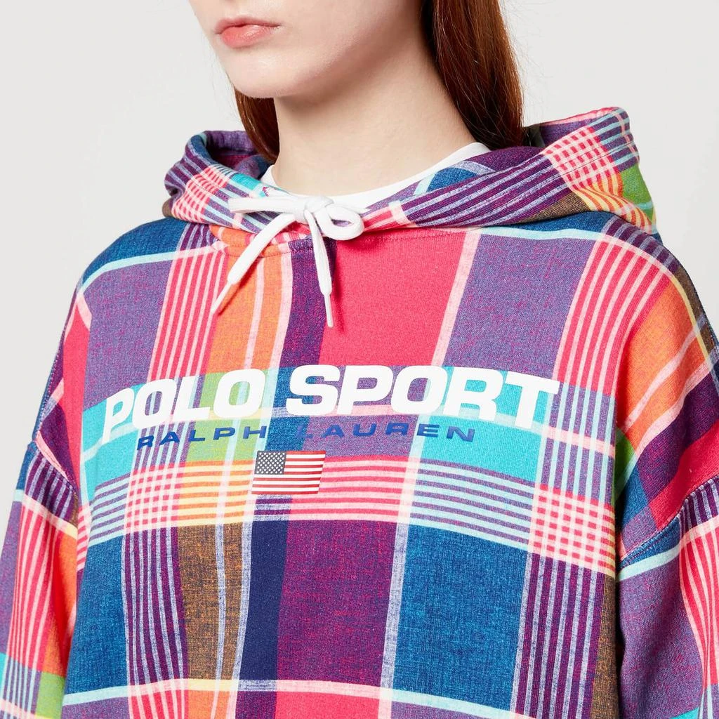 商品Ralph Lauren|Polo Ralph Lauren Women's Relaxed Madras Hooded Sweatshirt - Madras,价格¥789,第4张图片详细描述