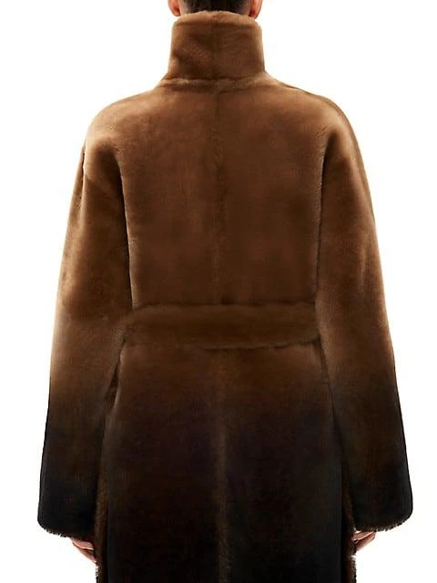 商品Shoreditch Ski Club|Long Belted Shearling Coat,价格¥6886,第5张图片详细描述