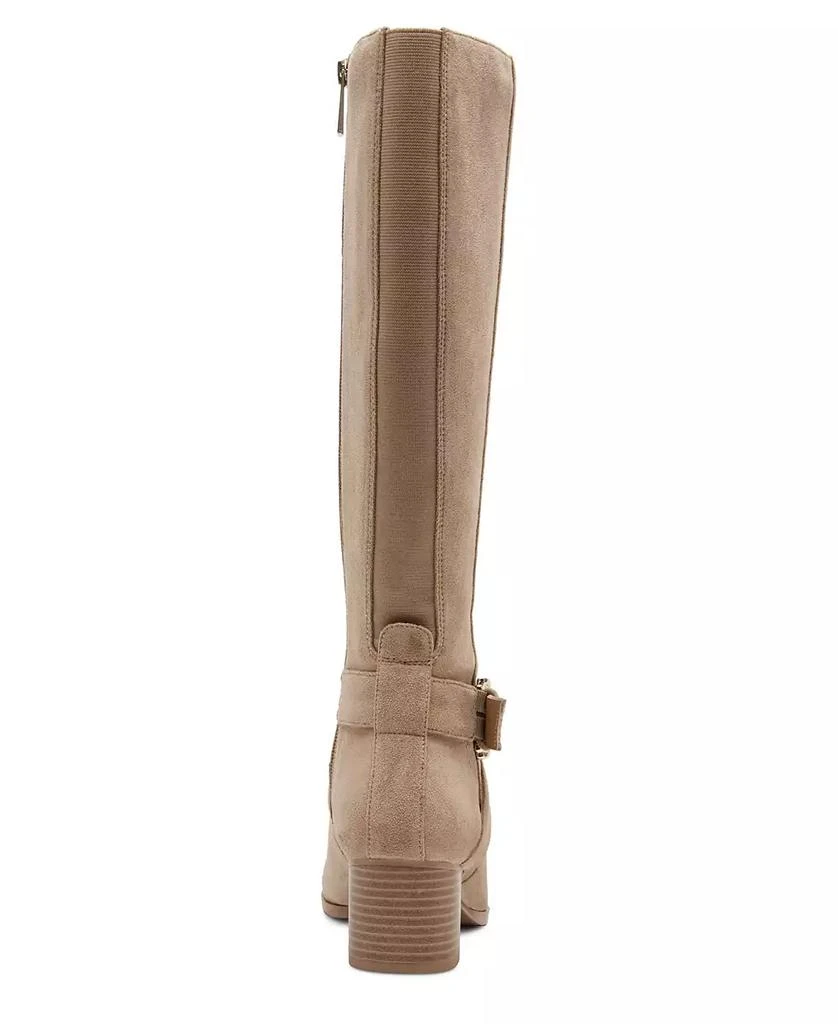 商品Anne Klein|Women's Maelie Knee High Microsuede Regular Calf Boots,价格¥469,第3张图片详细描述