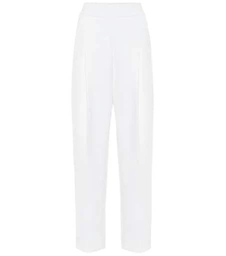 商品Oscar de la Renta|羊毛混纺绉纱高腰裤装,价格¥5704,第1张图片