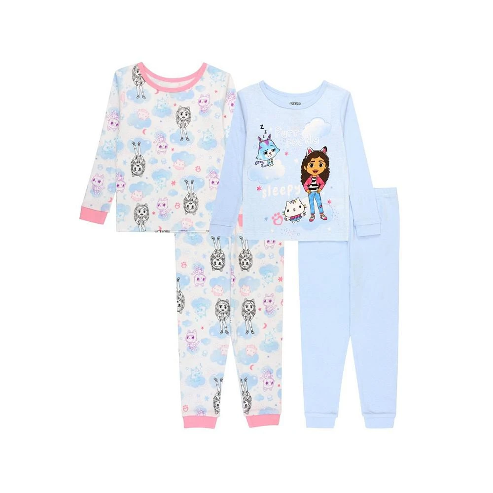 商品AME|Toddler Girls Gabby Dollhouse T-shirt and Pajama, 4 Piece Set,价格¥86,第1张图片