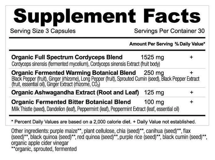 商品Ancient Nutrition|冬虫草胶囊,价格¥263,第2张图片详细描述
