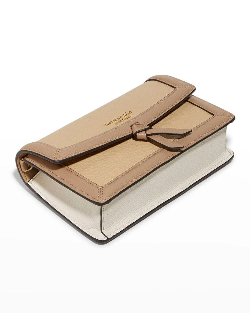 colorblock flap leather crossbody bag 商品