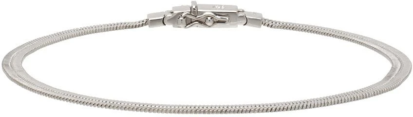 商品Tom Wood|Silver Herringbone Bracelet,价格¥1283,第1张图片