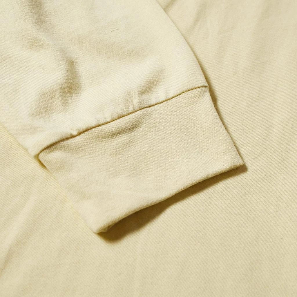 商品Essentials|Fear of God ESSENTIALS Long Sleeve Logo T-Shirt - Canary,价格¥270,第2张图片详细描述