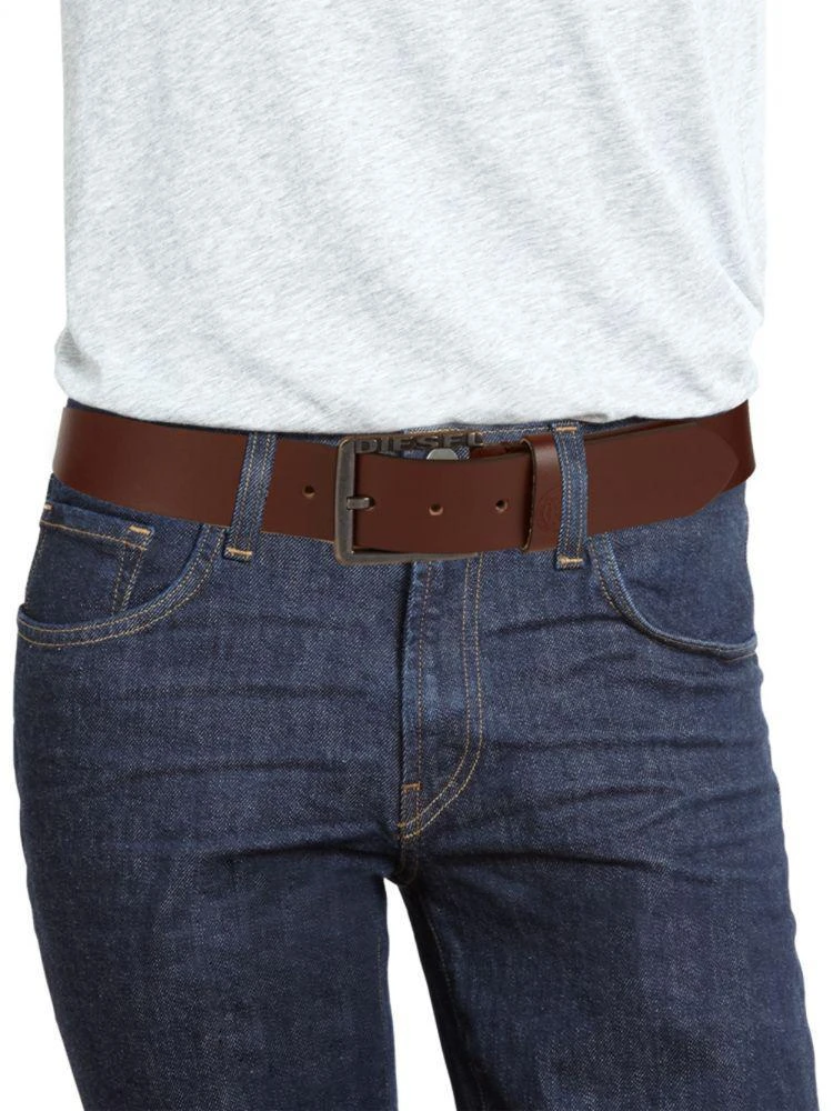 商品Diesel|Embossed Leather Belt,价格¥160,第3张图片详细描述