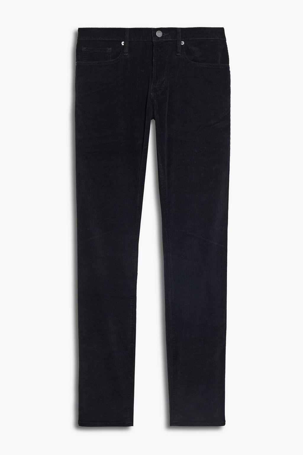 L'Homme skinny-fit cotton-blend corduroy pants商品第1张图片规格展示