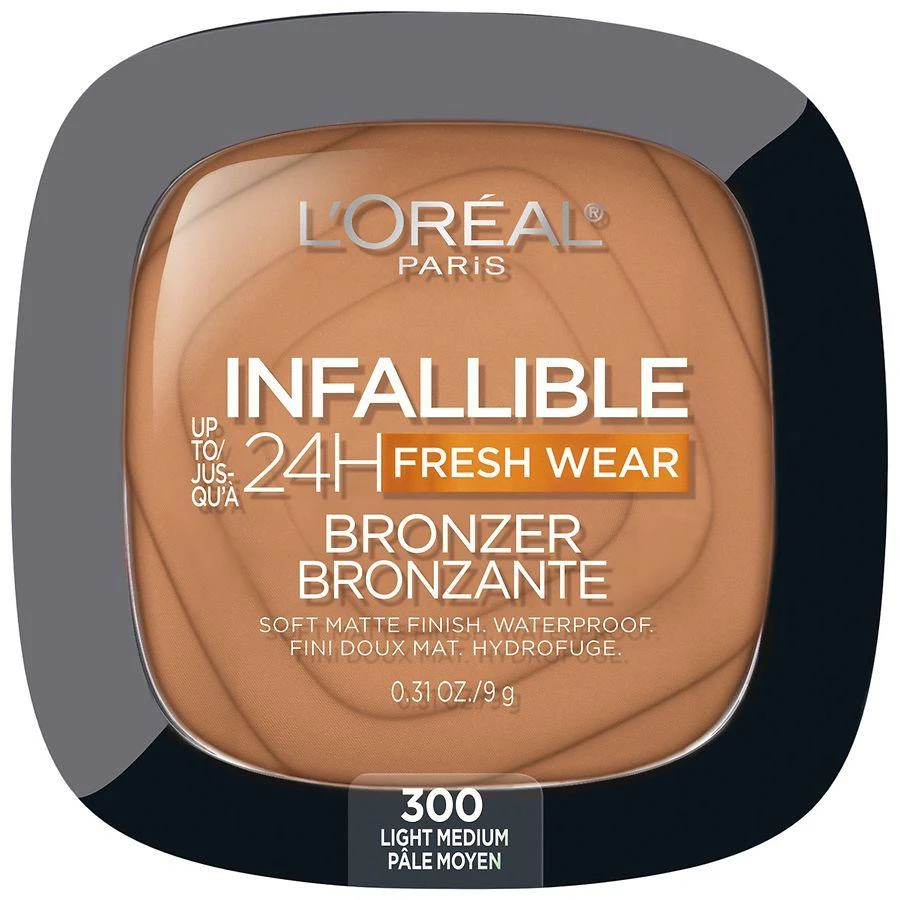 商品L'Oreal Paris|Up to 24H Fresh Wear Soft Matte Bronzer,价格¥132,第1张图片