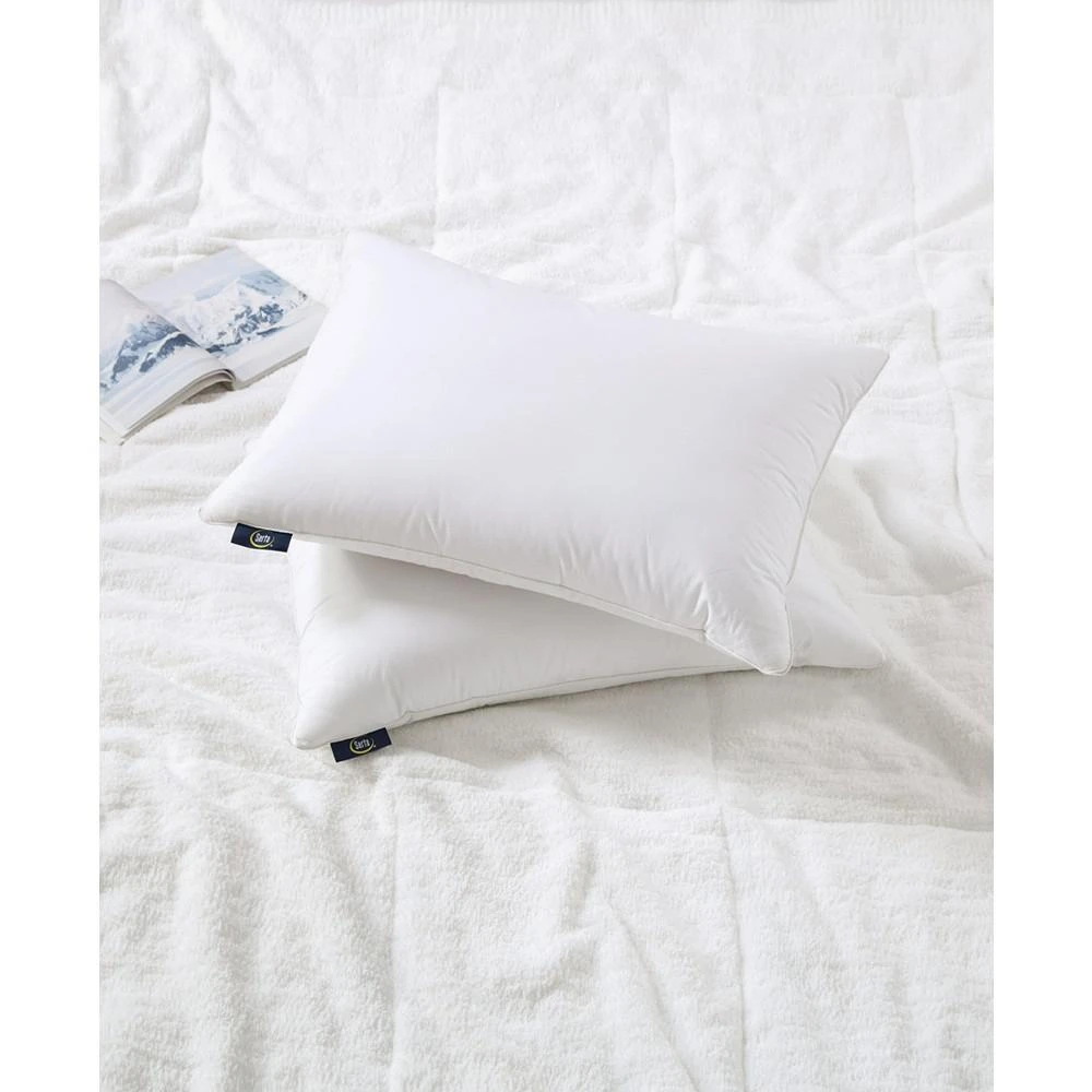 商品Serta|HeiQ Cooling Softy-Around Feather and Down Pillow - 2 Pack,价格¥838,第4张图片详细描述