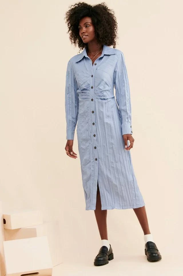 商品Ghospell|Ghospell Double Rooks Midi Dress,价格¥302,第1张图片