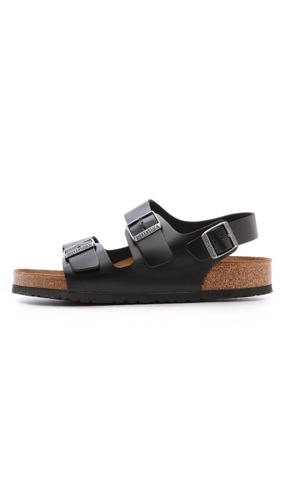 商品Birkenstock|Birkenstock Amalfi Leather Soft Footbed Milano Sandals,价格¥506,第3张图片详细描述