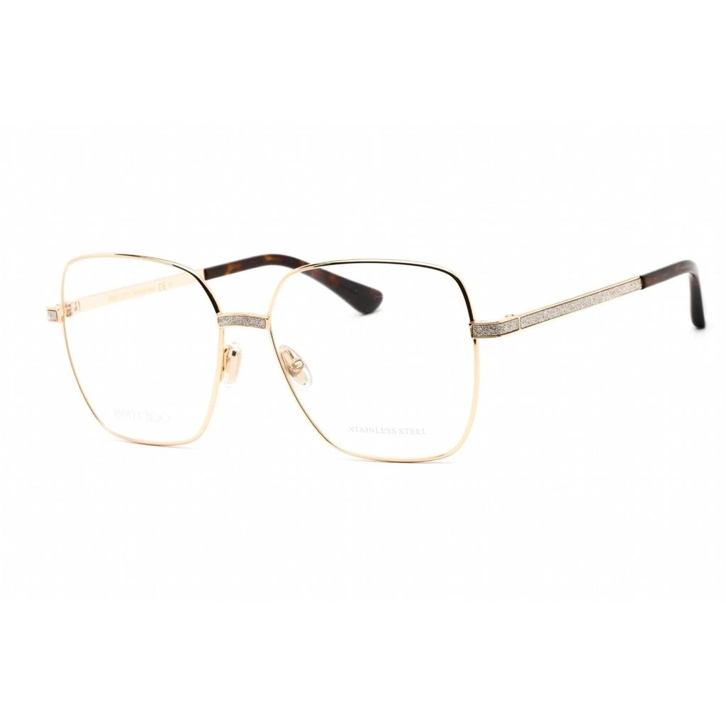 商品Jimmy Choo|Jimmy Choo Women's Eyeglasses - Full Rim Square Gold/Havana Frame | JC354 006J 00,价格¥546,第1张图片