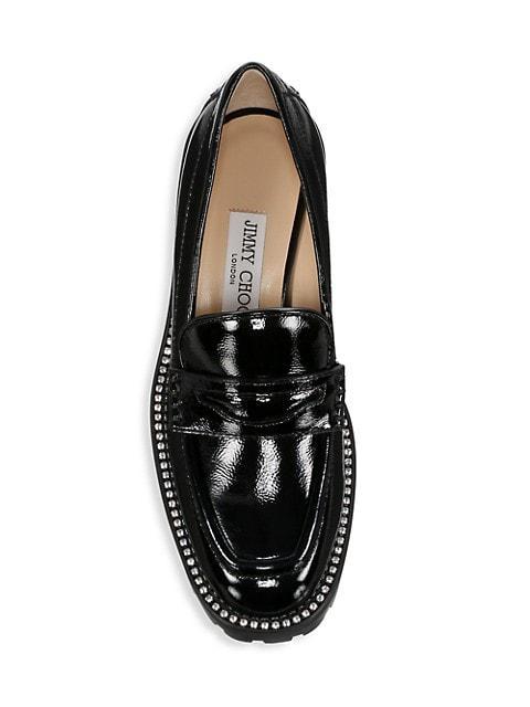 商品Jimmy Choo|Deanna Patent Leather Loafers,价格¥6173,第7张图片详细描述