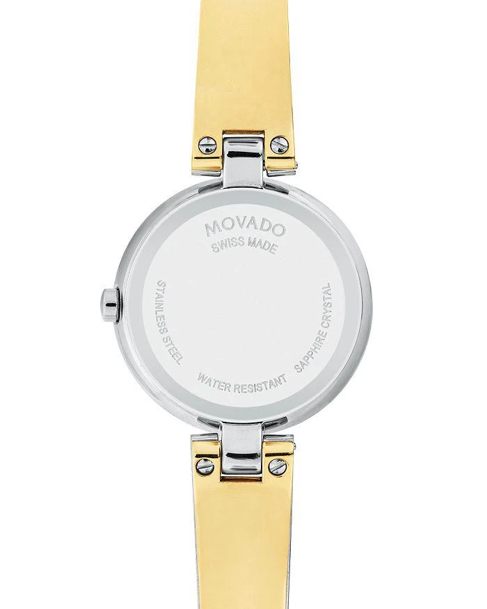 商品Movado|Aleena Diamond Two-Tone Watch, 27mm,价格¥5156,第3张图片详细描述