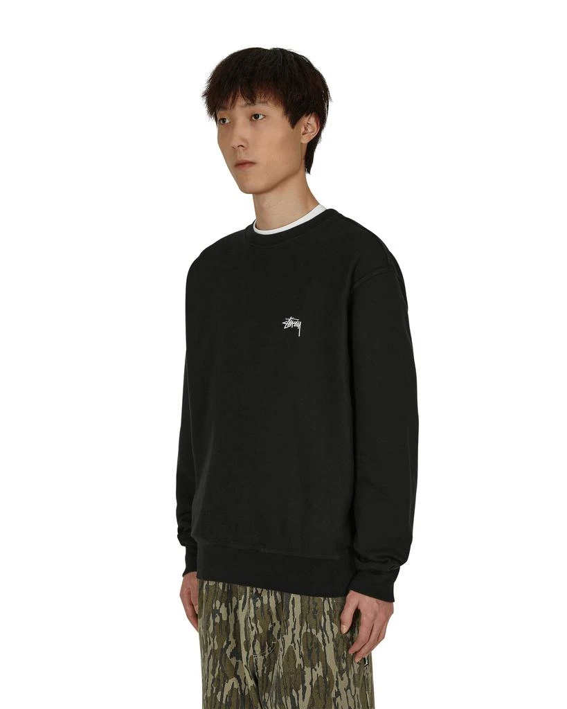 商品STUSSY|Overdyed Crewneck Sweatshirt Black,价格¥346,第2张图片详细描述