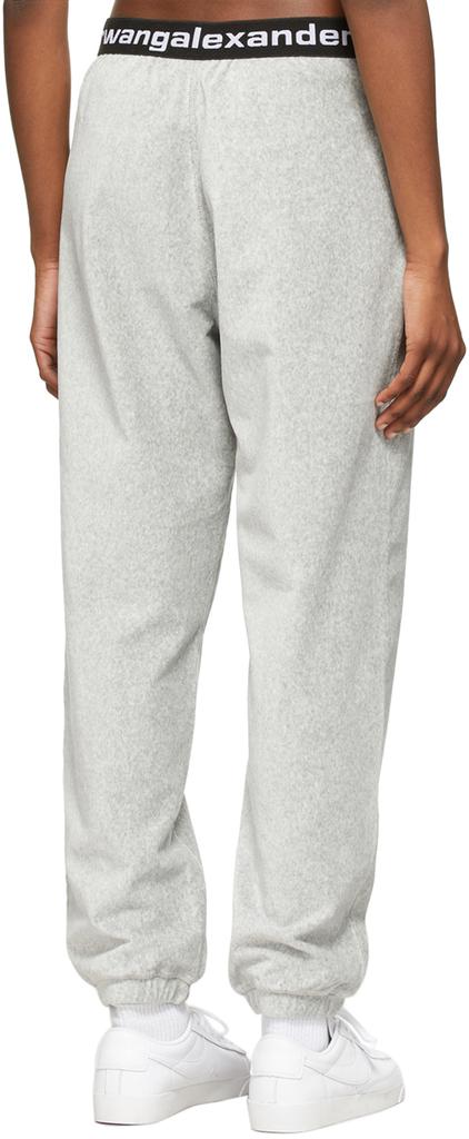 Grey Stretch Corduroy Lounge Pants商品第3张图片规格展示