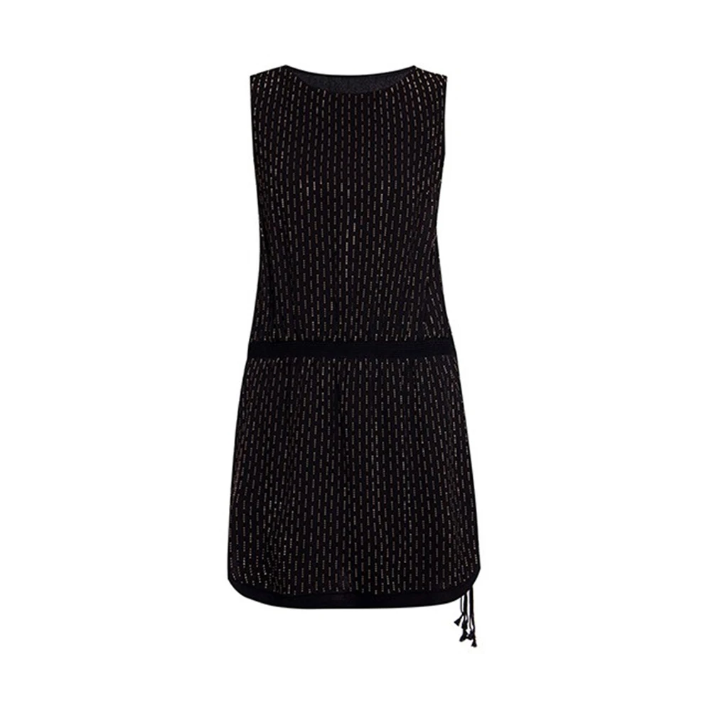 商品[国内直发] Yves Saint Laurent|YSL 圣罗兰 女士黑色连衣裙 607244-Y4A12-1055,价格¥9306,第1张图片
