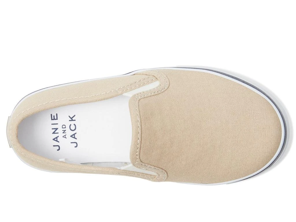 商品Janie and Jack|Linen Slip-On Sneakers (Toddler/Little Kid/Big Kid),价格¥257,第2张图片详细描述