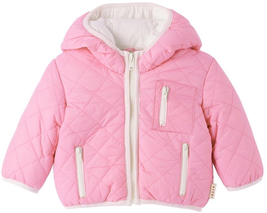 商品Marni|Baby Pink Hooded Jacket,价格¥1368,第1张图片