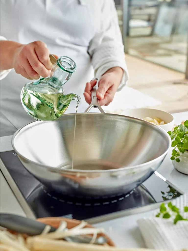 商品Demeyere|Stainless Steel Flat Bottom Wok with Helper Handle,价格¥1949,第2张图片详细描述