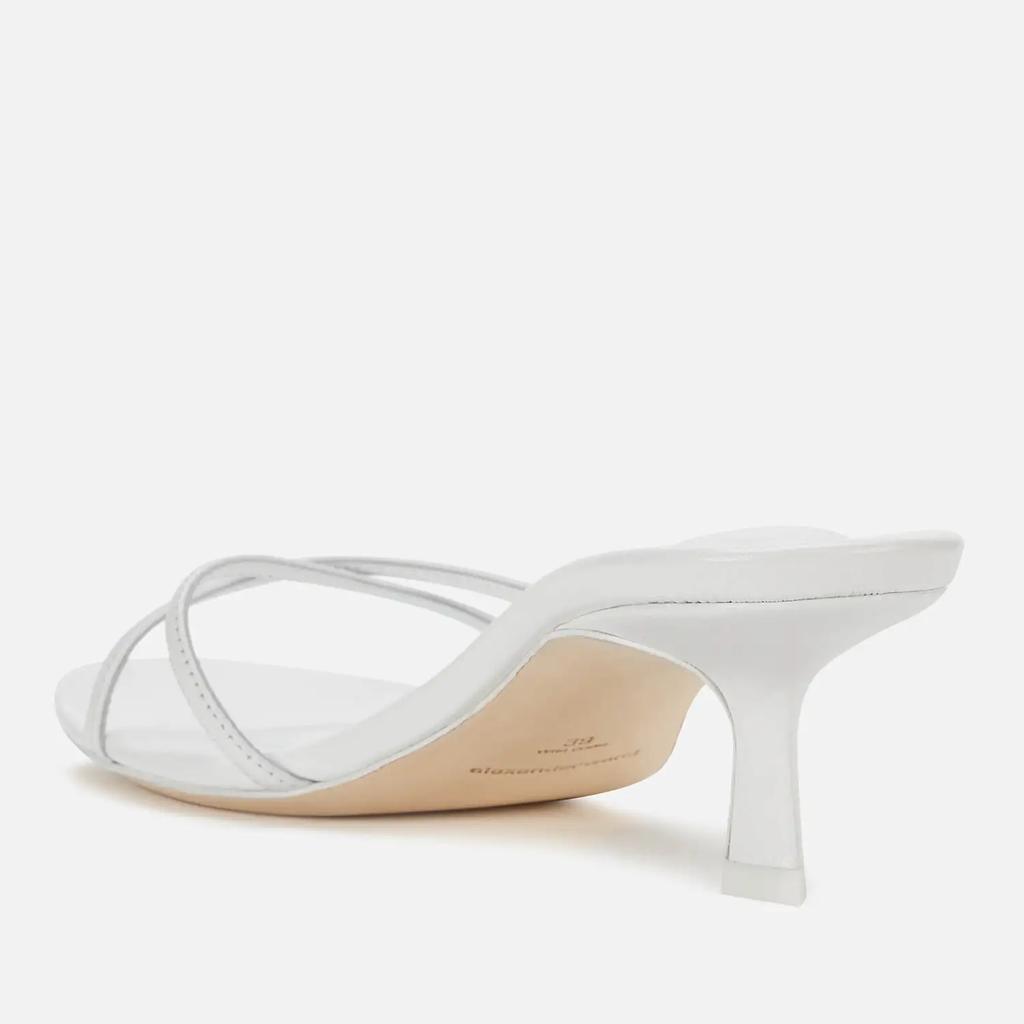 商品Alexander Wang|Alexander Wang Women's Dhalia 50 Heeled Sandals - White,价格¥1752,第4张图片详细描述