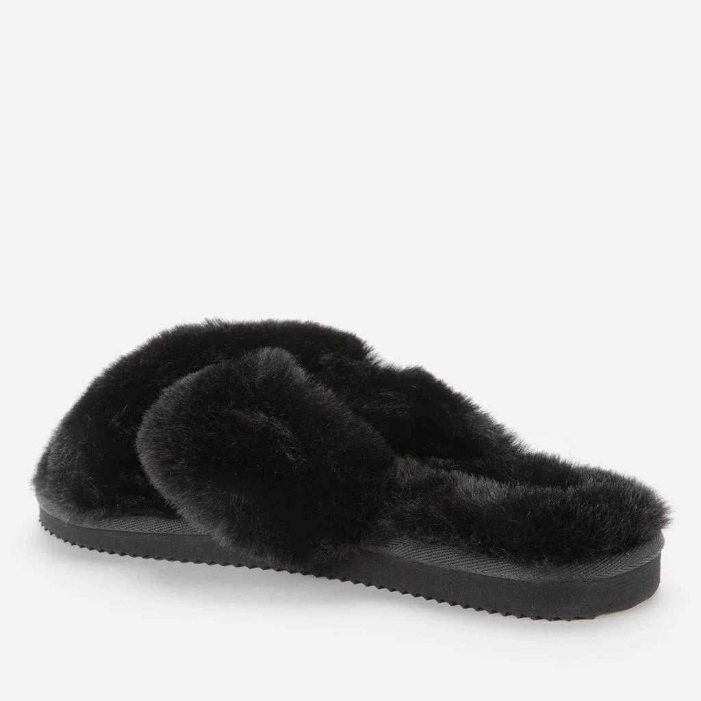 商品Michael Kors|MICHAEL MICHAEL KORS WOMEN'S LALA SLIDE SLIPPERS - BLACK,价格¥331,第2张图片详细描述