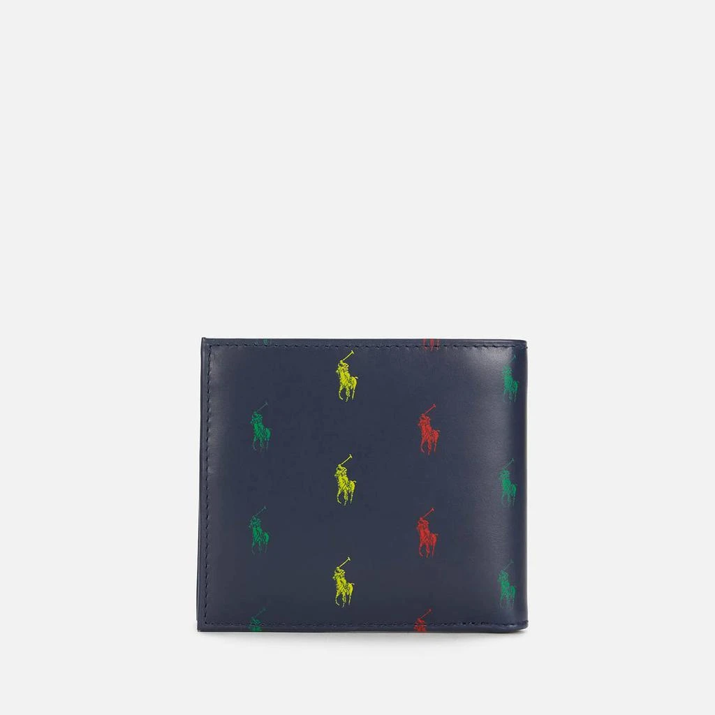 商品Ralph Lauren|Polo Ralph Lauren Men's All Over Print Bifold Wallet - Navy/Multi,价格¥825,第2张图片详细描述