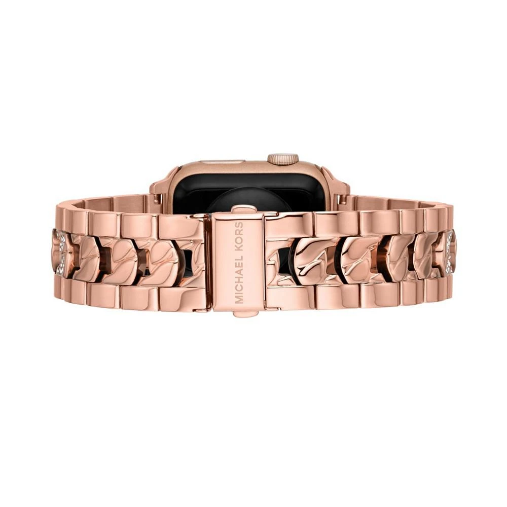 商品Michael Kors|Rose Gold-Tone Stainless Steel Curb Chain Band for Apple Watch 38mm and 40mm,价格¥1436,第3张图片详细描述