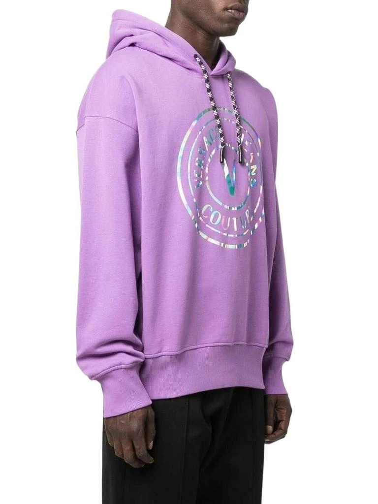 商品Versace|Versace Jeans Men&#39;s  Purple Cotton Sweatshirt,价格¥2541,第2张图片详细描述