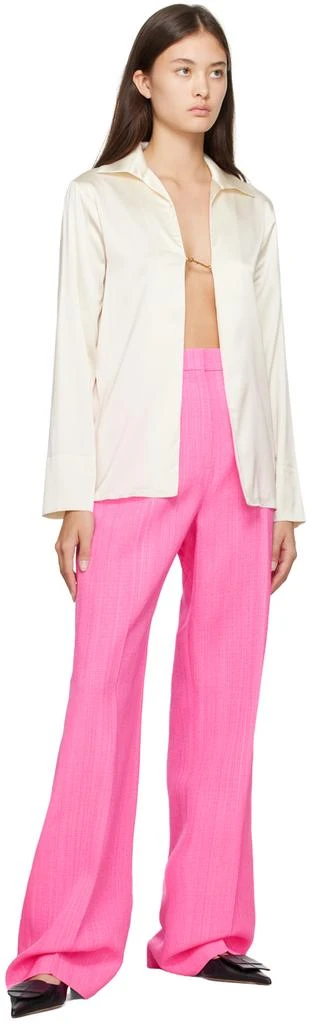 商品Jacquemus|Pink Le Chouchou 'Le Pantalon Sauge' Trousers,价格¥2746,第4张图片详细描述