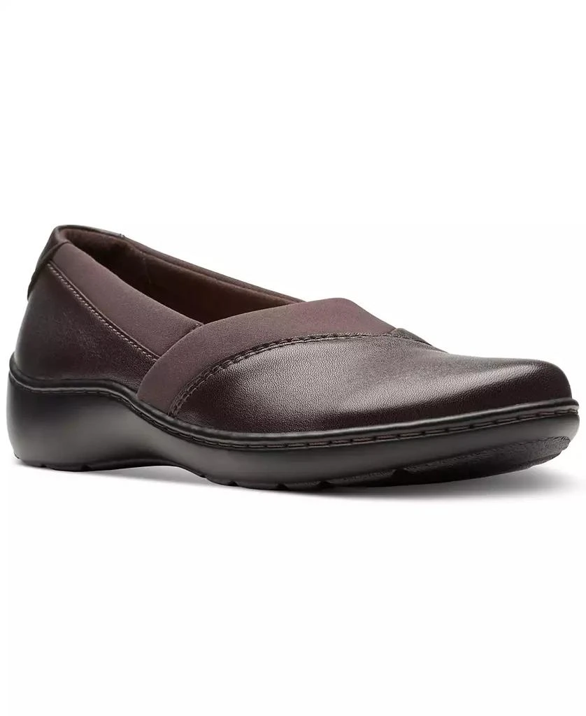 商品Clarks|Women's Cora Charm Slip-On Flats,价格¥678,第1张图片