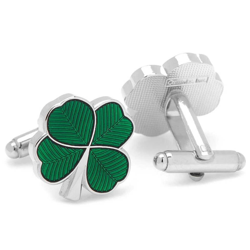 商品Cufflinks Inc.|Green Clover Cufflinks,价格¥454,第3张图片详细描述
